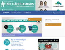 Tablet Screenshot of amigosdobaleia.org.br